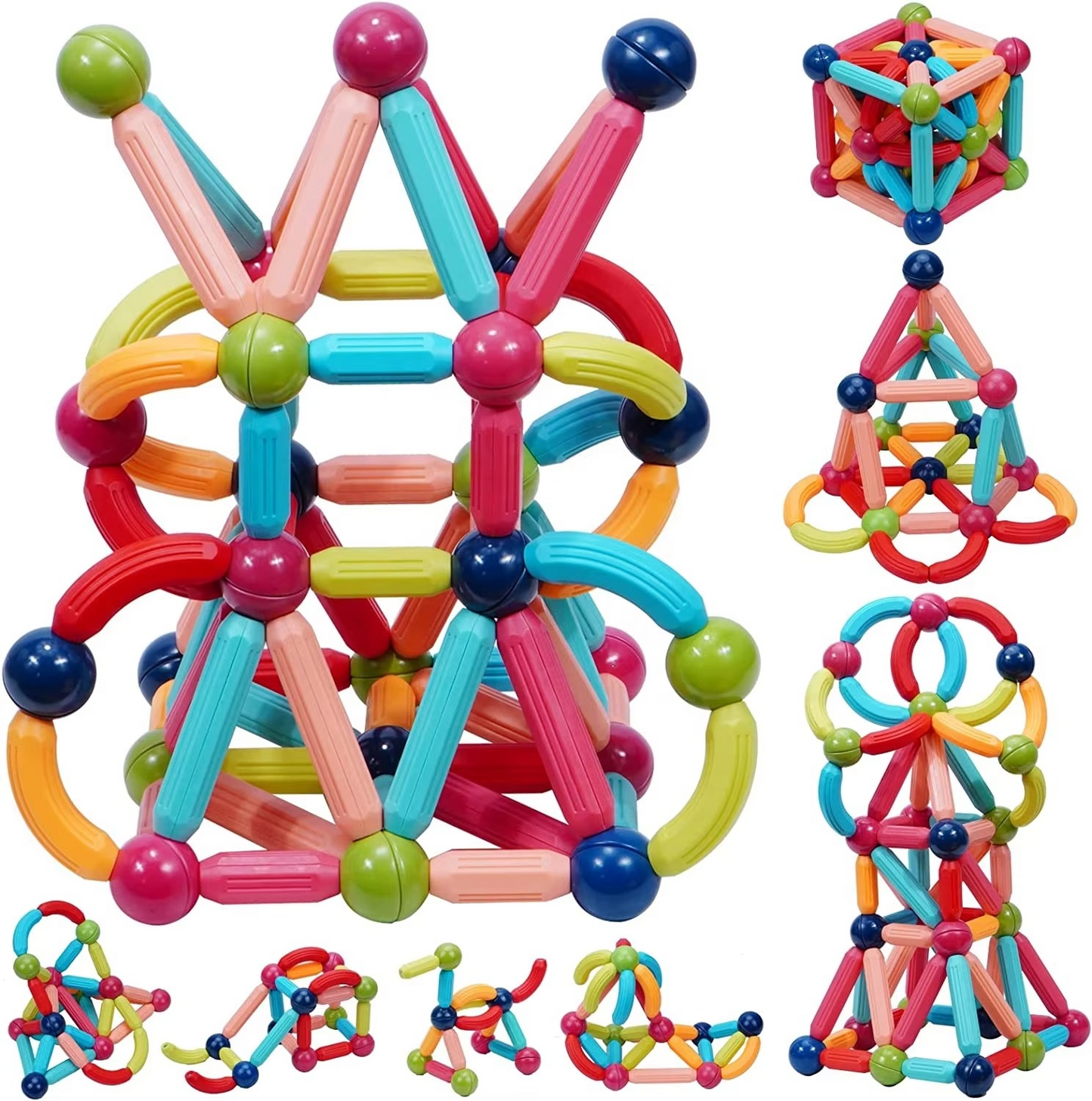 Magnetic Sticks Building Blocks Set - 42 Pcs