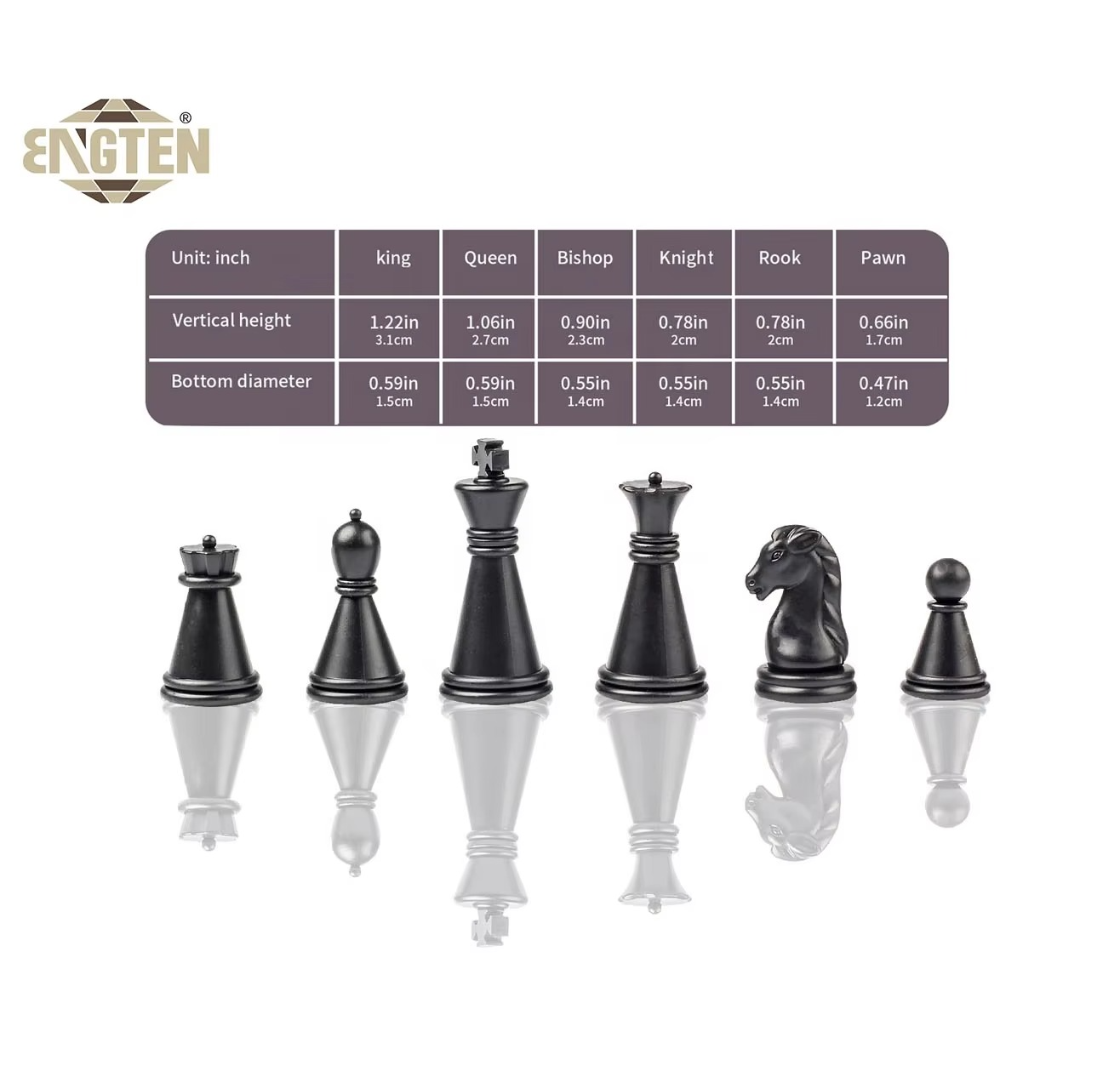 3 in 1 Magnetic Game Board (Chess, Checkers, Backgammon)