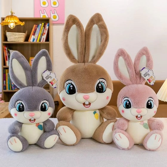 Fluffy Bunny Plushie - Two Sizes