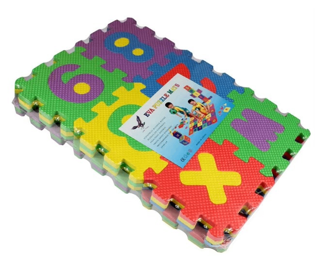 Alphabet & Number Puzzle Mat - 36 Pcs