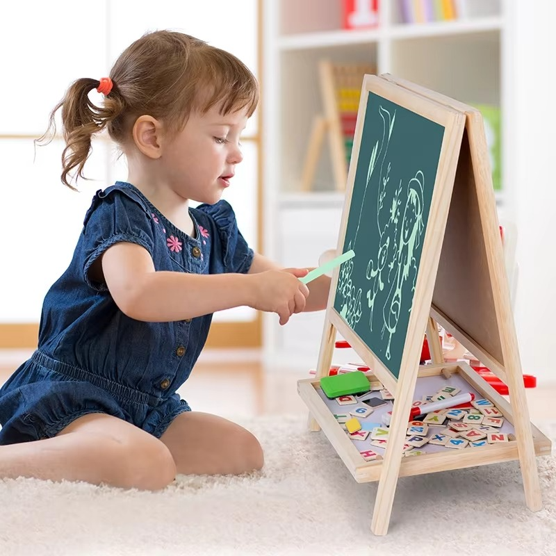 2 in 1 Magnetic Writing Black & White Board