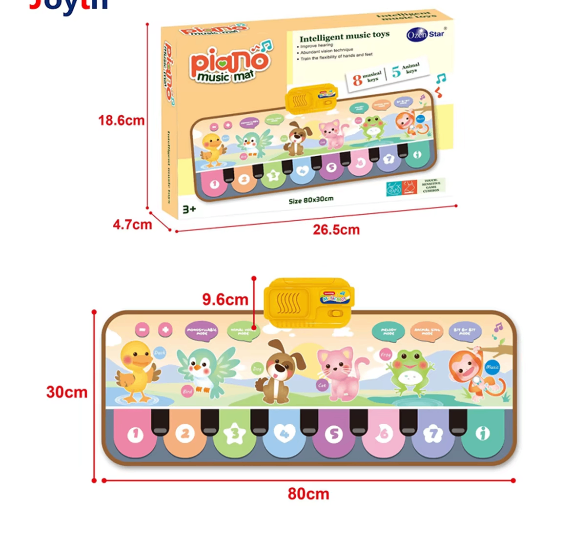Kids Early Education Learning Musical Piano Mat