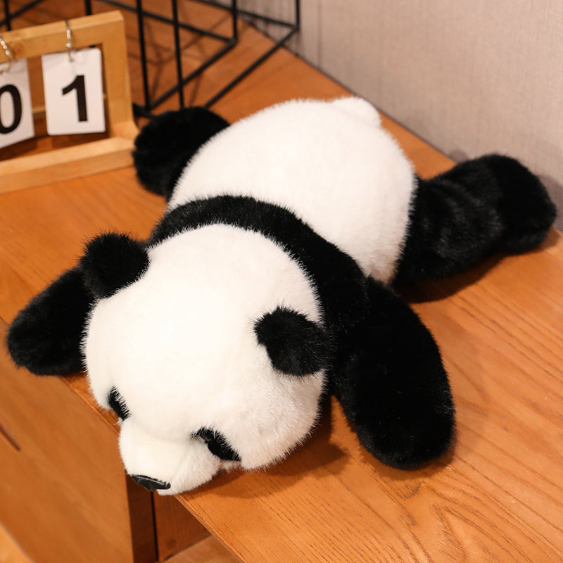 Realistic Lying Panda Plush - 45cm