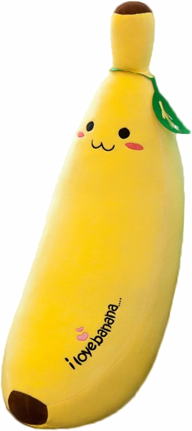 Stuffed banana plushie cute fruit toy - 35cm