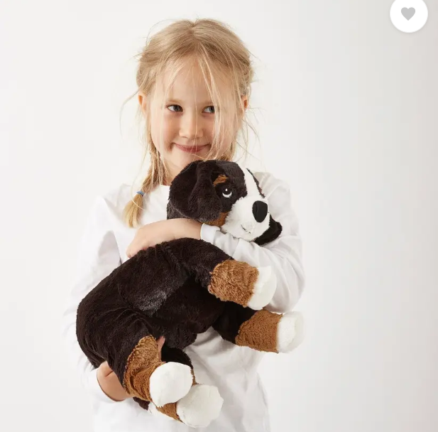 Fluffy Puppy Stuffed Toy - 30cm