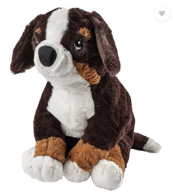 Fluffy Puppy Stuffed Toy - 30cm