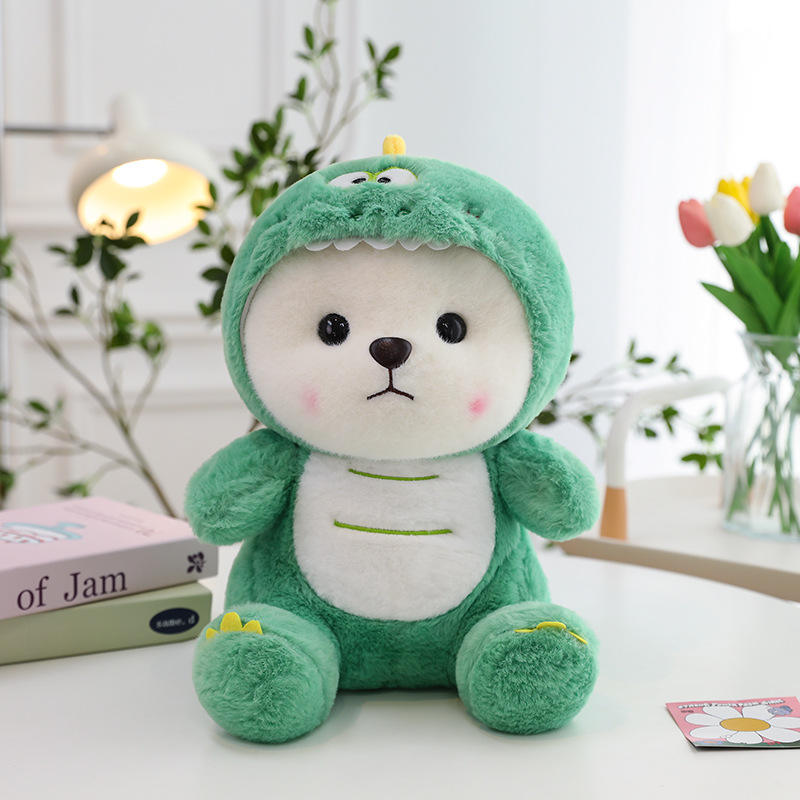 Dinosaur hoodie teddy bear 30cm 45cm - Main Image