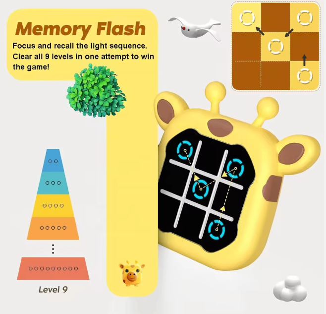 Tic Tac Toe Memory Boosting Game