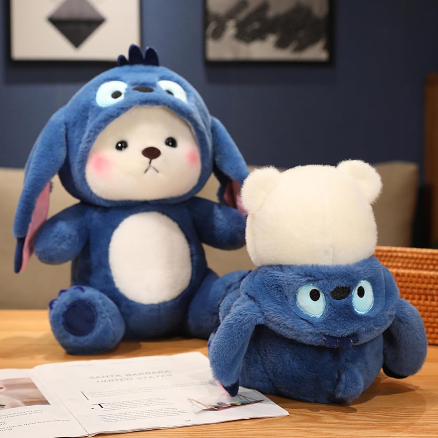 Stitch Hoodie Teddy Bear Plush Toy - 30cm