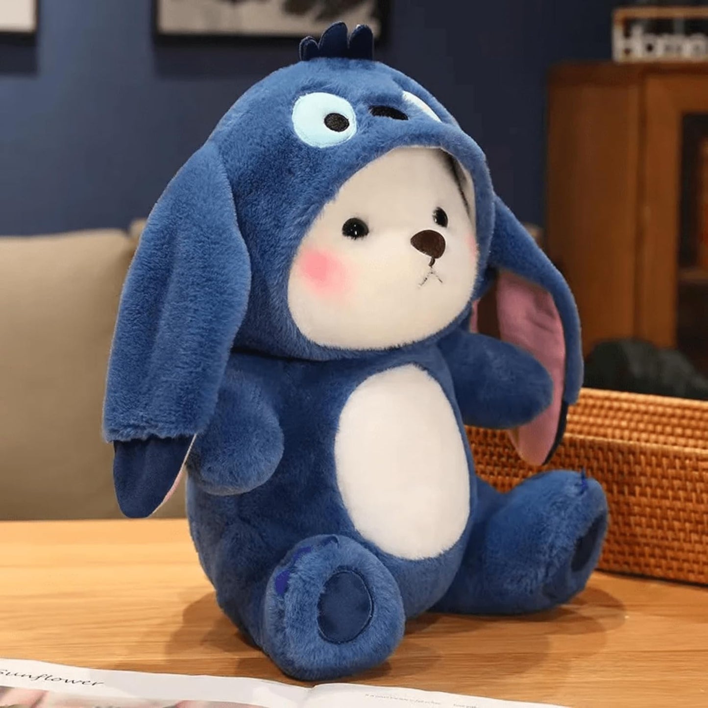 Stitch Hoodie Teddy Bear Plush Toy - 30cm