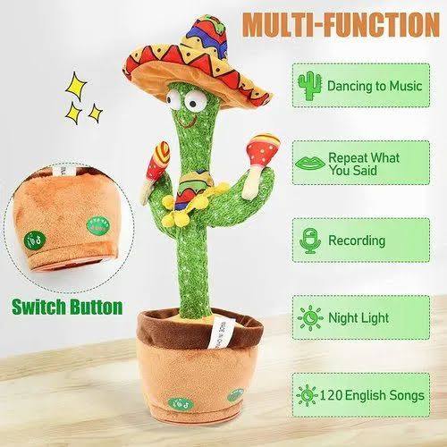 Dancing Cactus,Talking Cactus Toy