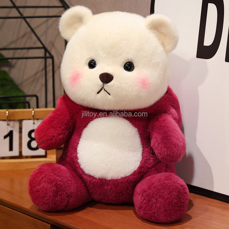 Hoodie Teddy Bear- Maroon 30cm & 40cm