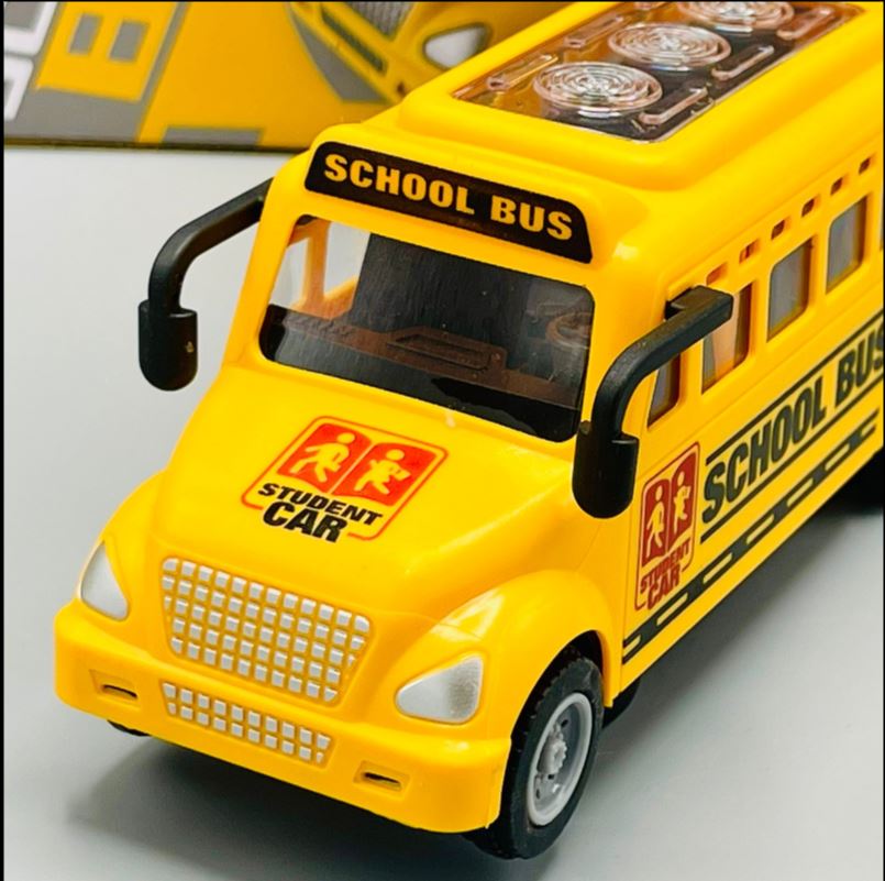 Mini Battery Operated School Bus Toy