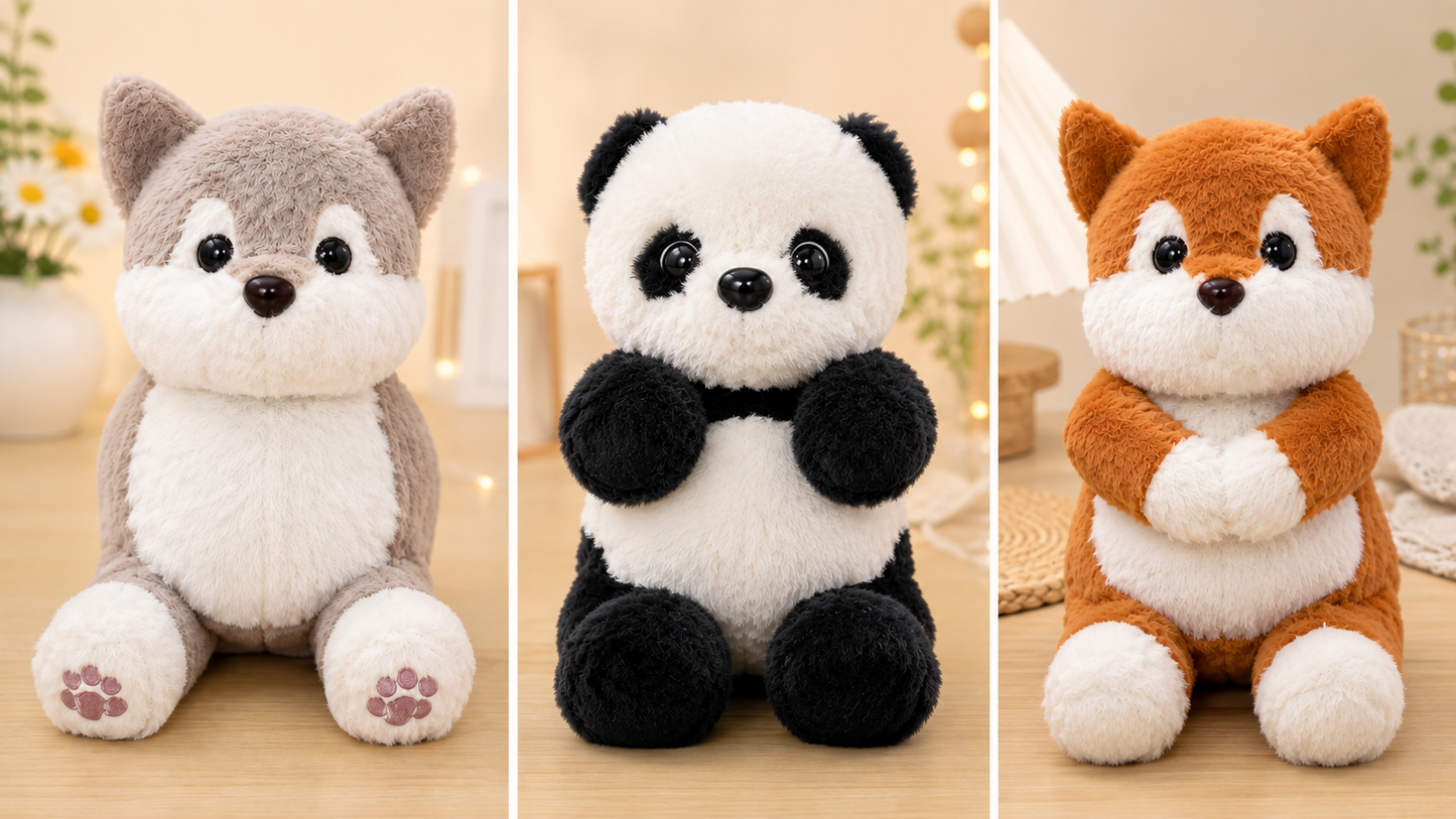 Running Animal Plushies - 30cm