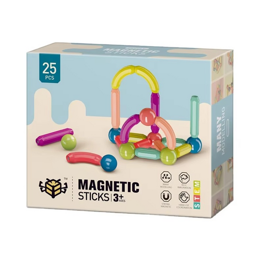 Magnetic Sticks Building Blocks Set - 25 & 42 PCS