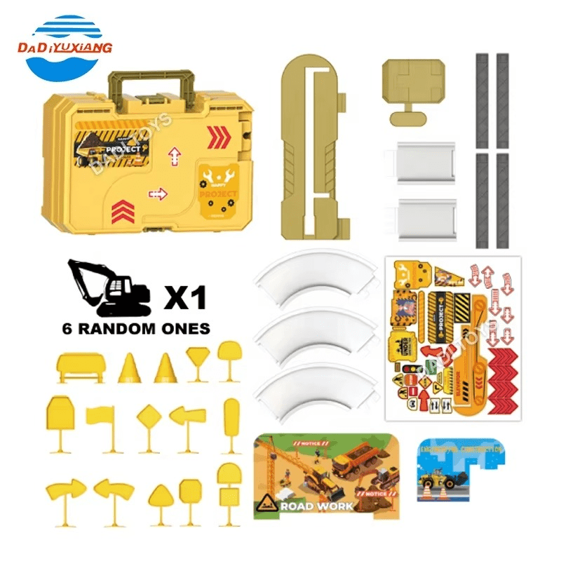 Racing Alloy Car Parking Rail Set