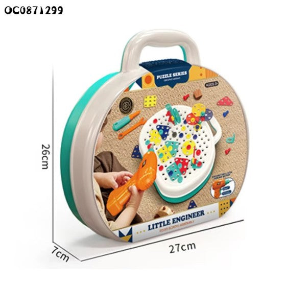 Creative Educational ToolBox Play Set for Kids (218 Pcs)