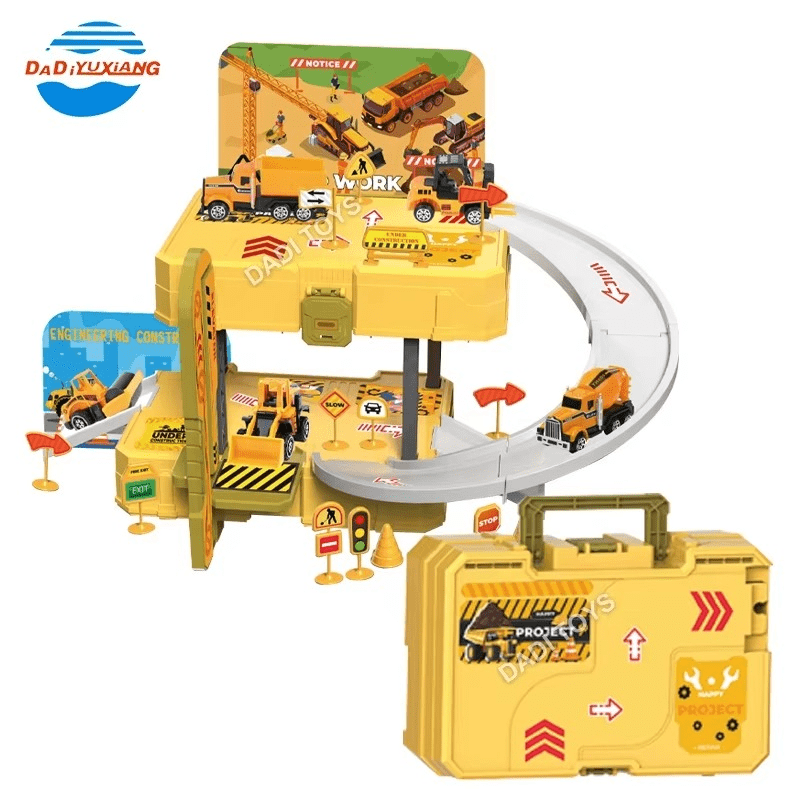 Racing Alloy Car Parking Rail Set