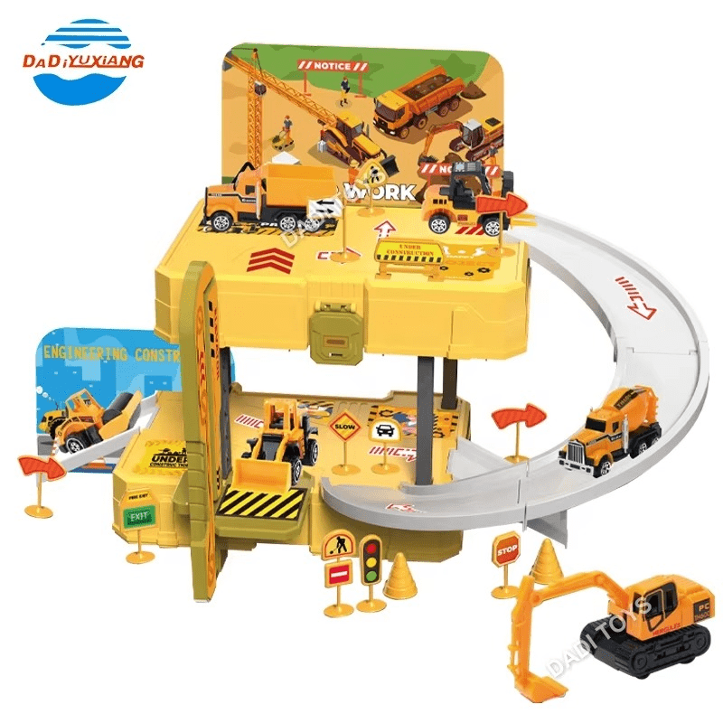 Racing Alloy Car Parking Rail Set