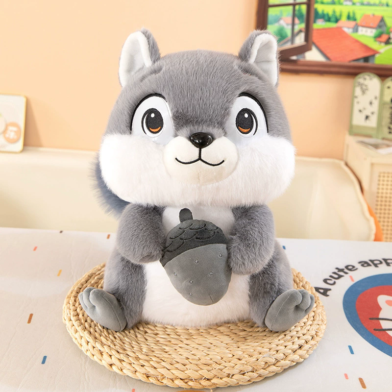 Nutty The Squirrel Plushie - 30cm - Two Colours