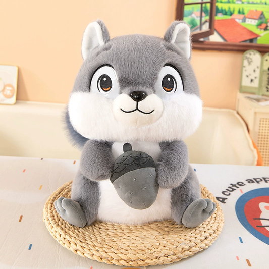 Nutty The Squirrel Plushie - 30cm - Two Colours
