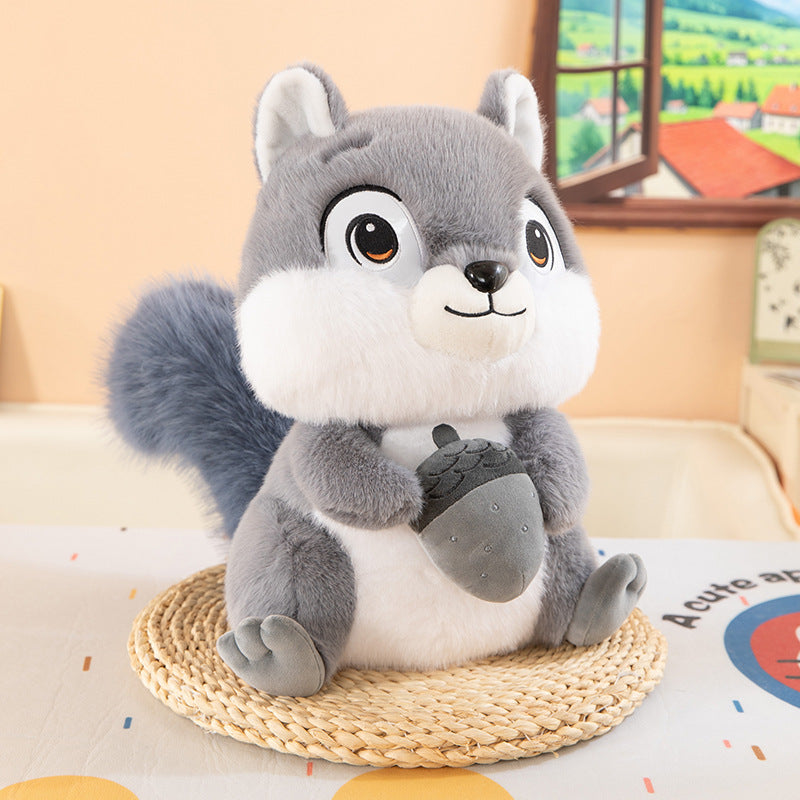 Nutty The Squirrel Plushie - 30cm - Two Colours