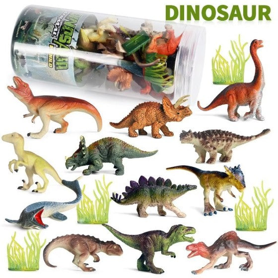 Dinosaur Model Set for Kids - 16 Pcs