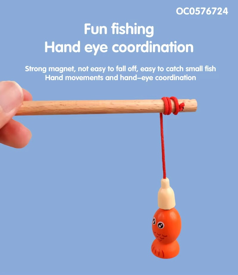 Wooden Fishing & Shape Sorting Toy