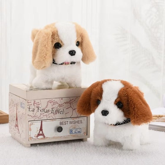 Walking Puppy Plushie - 5 Colours (Battery Operated)