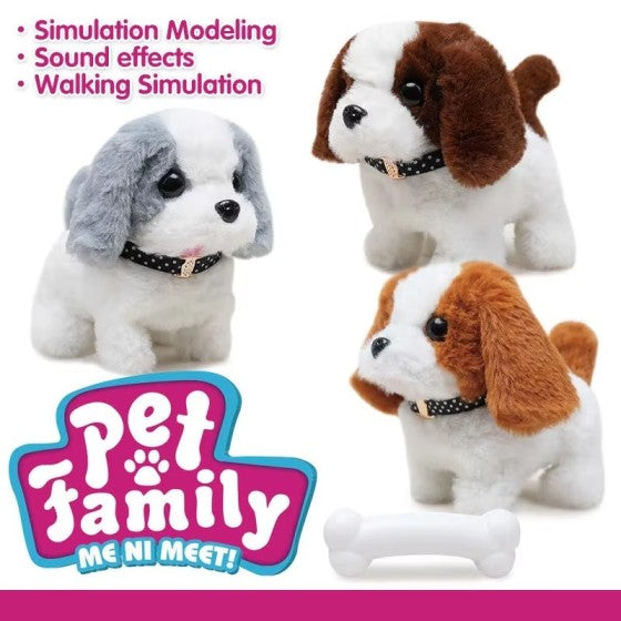 Walking Puppy Plushie - 5 Colours (Battery Operated)