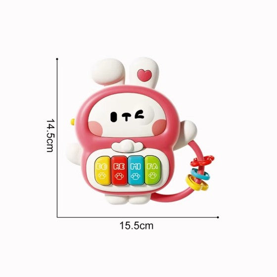 Musical Learning Rabbit Piano for Toddlers