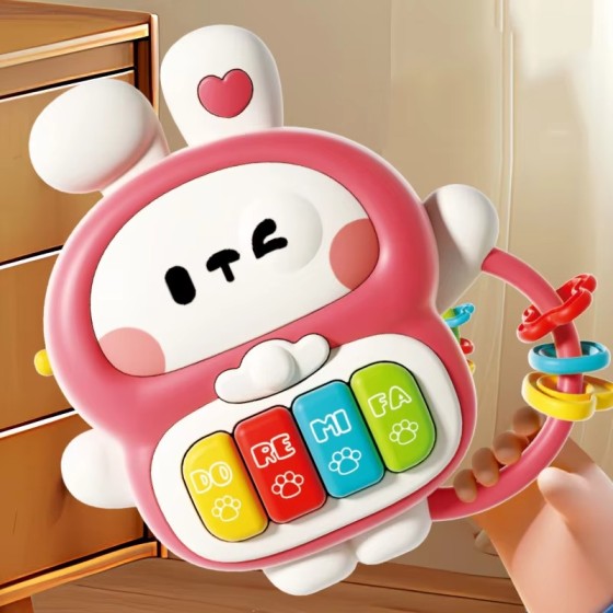 Musical Learning Rabbit Piano for Toddlers