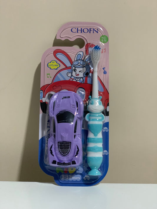 Soft Toothbrush with toy - 3 to 12 years