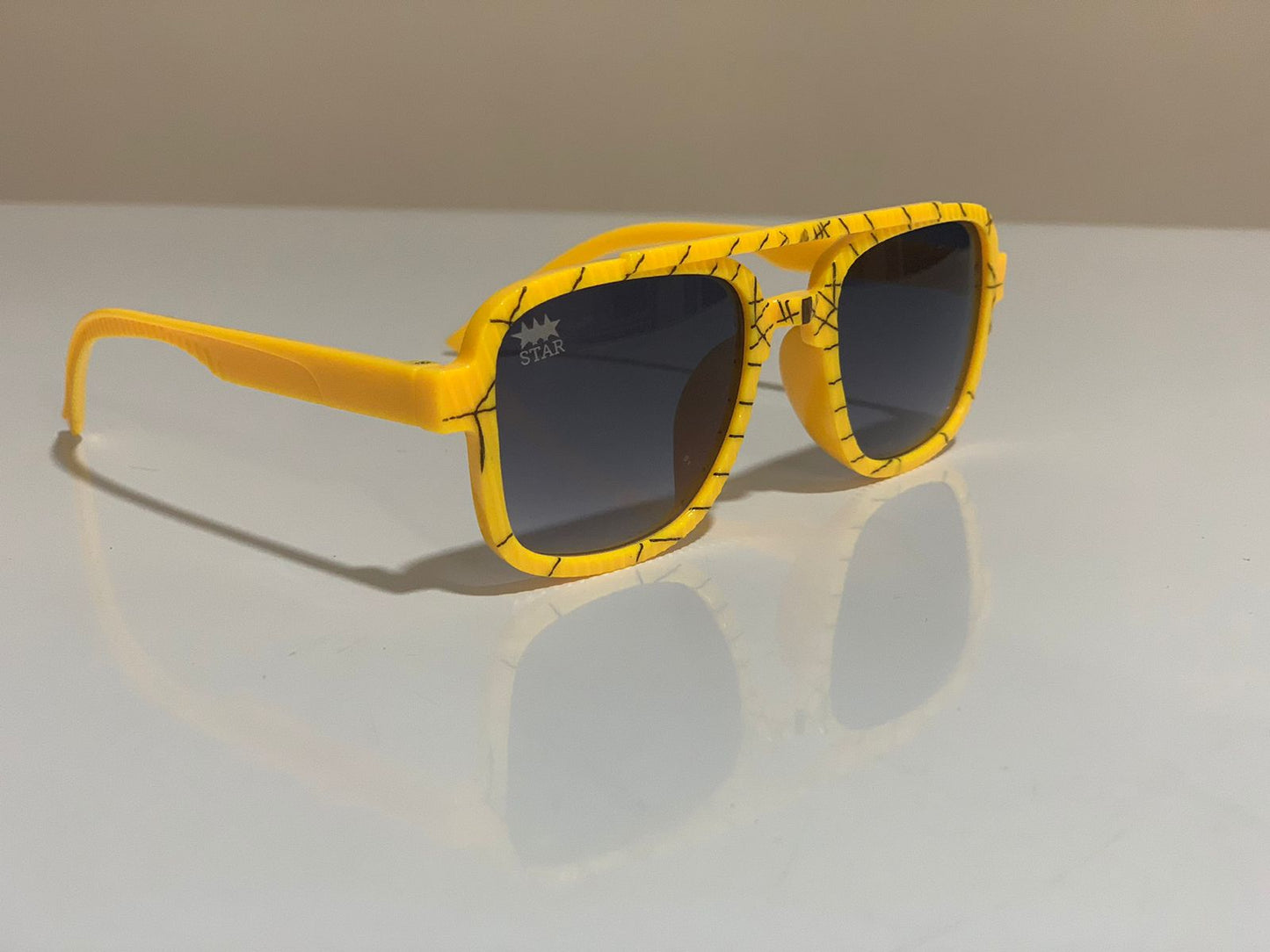 Yellow Funky sunshades for kids  Age 2-7