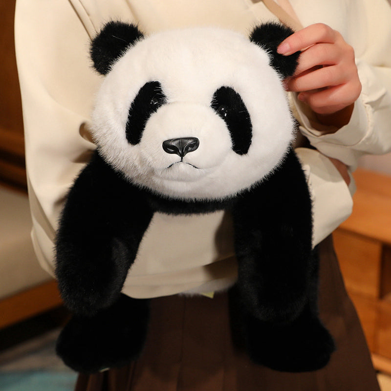 Realistic Lying Panda Plush - 45cm
