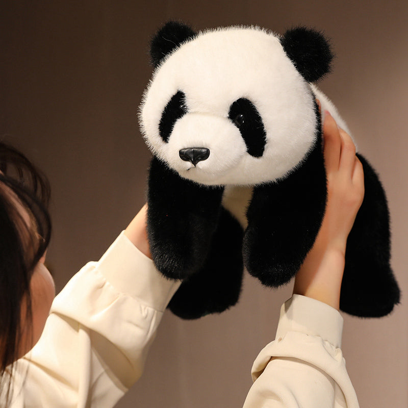 Realistic Lying Panda Plush - 45cm