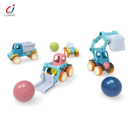 DIY Magnetic Construction Vehicle Creative Play Set