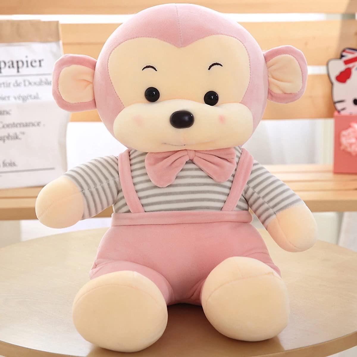 Softie Monkey Plush - Three Sizes & Colours