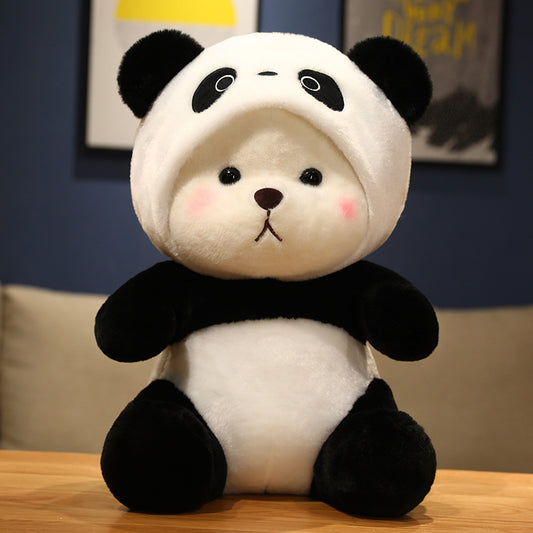 Teddy bear - Hoodie cap panda stuff toy 40cm & 45cm