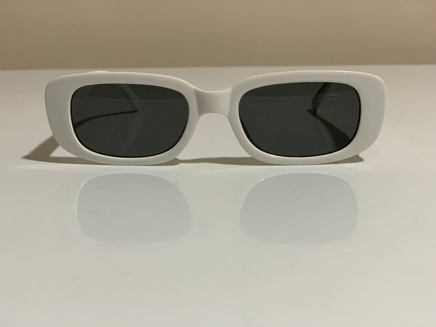 Funky White frame sunglasses