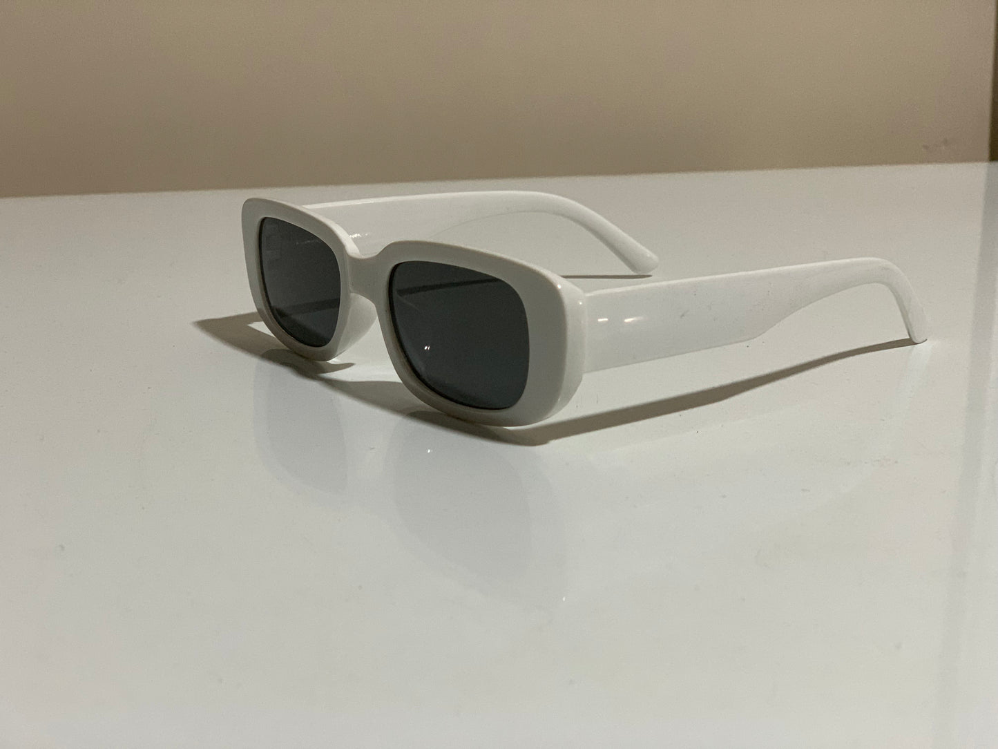 Funky White frame sunglasses