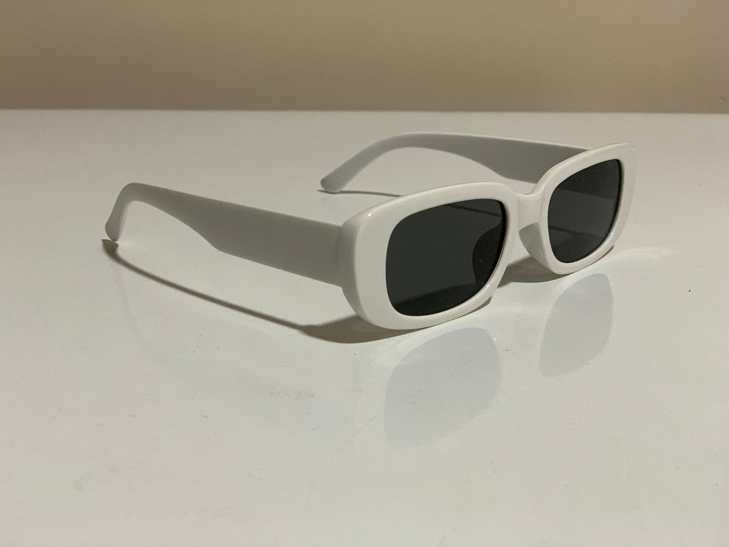 Funky White frame sunglasses