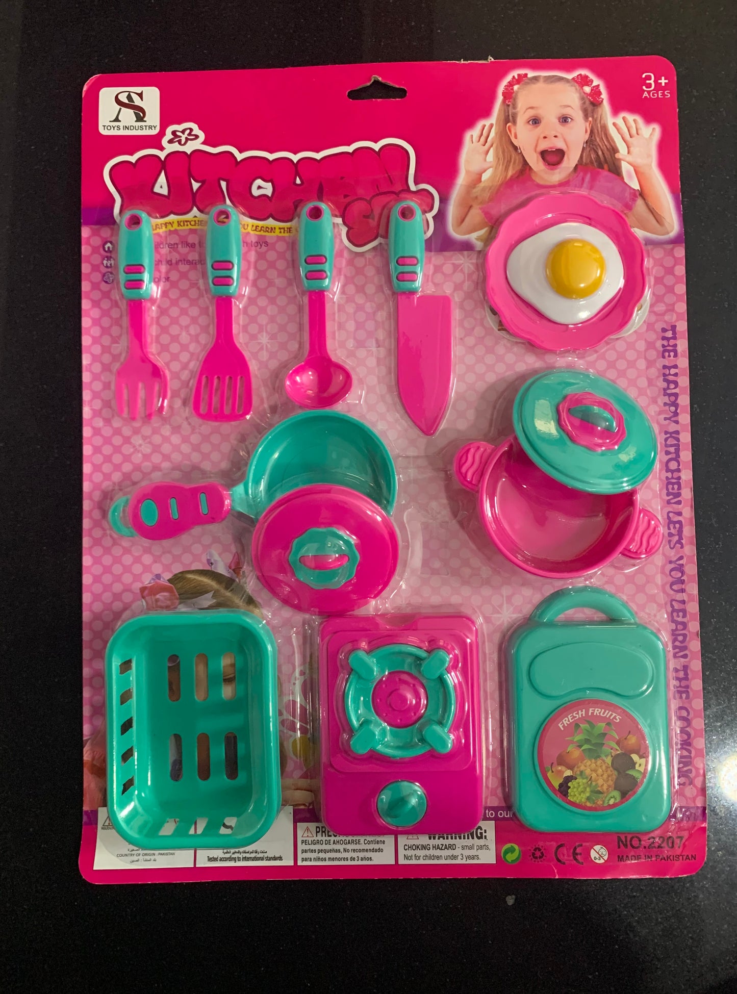 Kitchen play set for kids