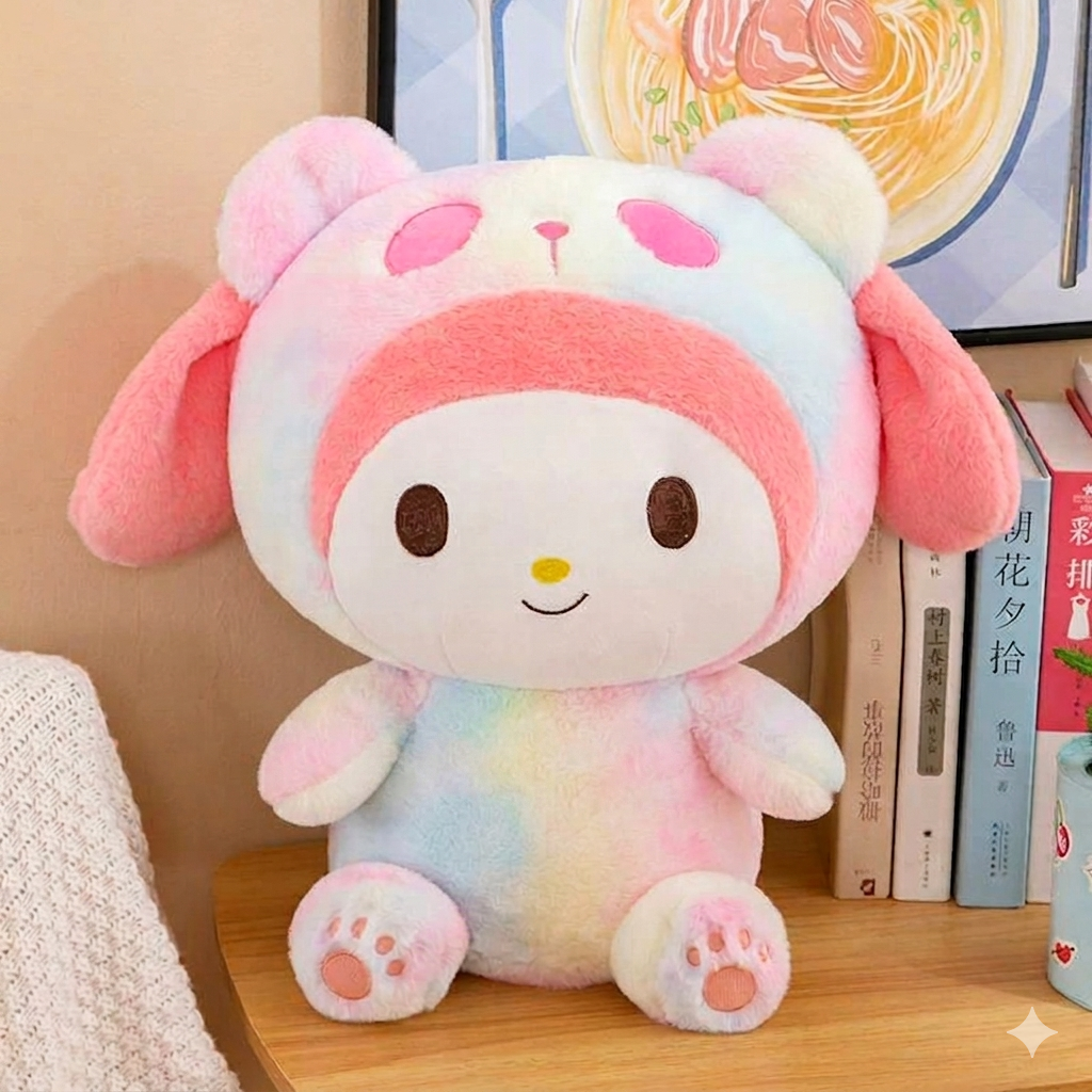 Colourful My Melody Plushie - 25cm