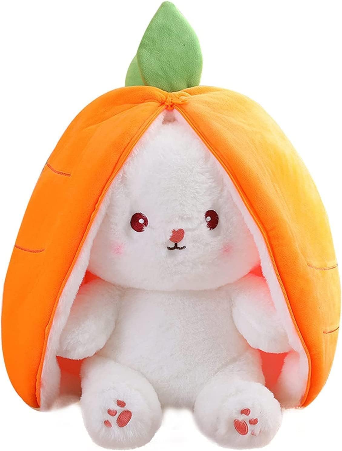 Reversible Bunny rabbit plush toy - 25cm & 35cm