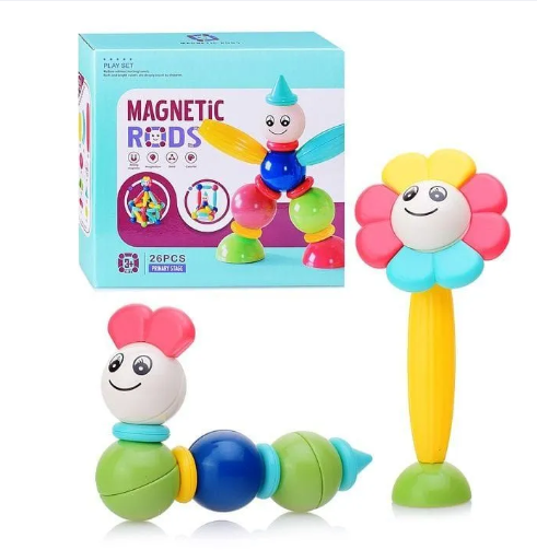 Magnetic Building Blocks Playset -26 pcs