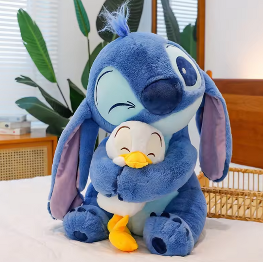Stitch & Duckie Plushie - 45cm