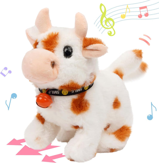 Walking Cow Plushie - Two colours - 25cm